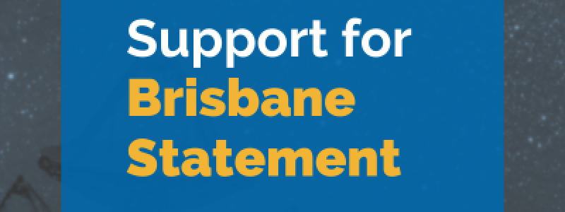 ESFRI Support for Brisbane Statement 